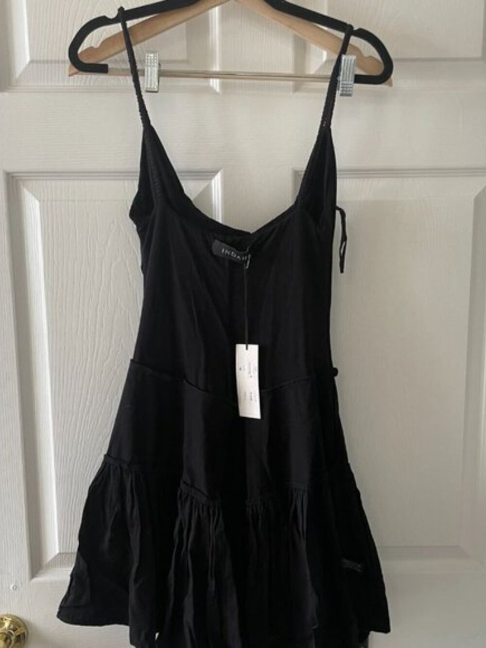 Indah | Colette Ruffle Mini Dress - Picture 4 of 5